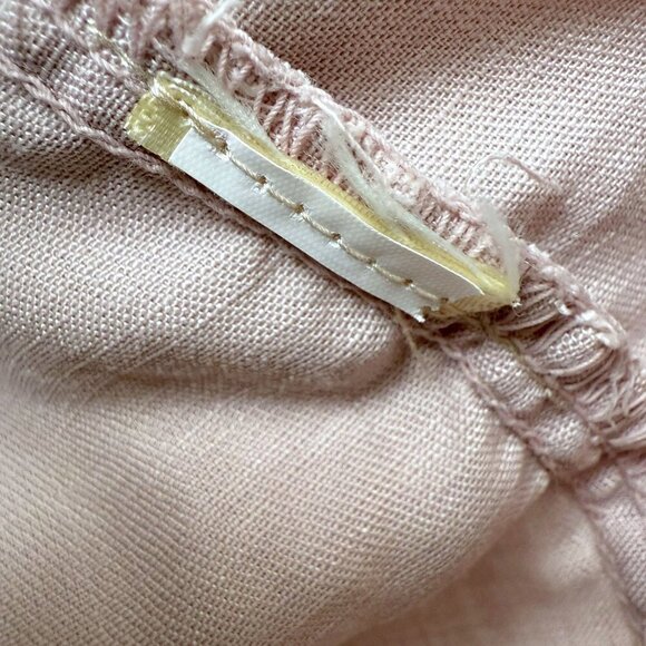 Sojara Shirt Rolling Stones Pink Sequin Tongue M/L Long Sleeve Rocker Top - Picture 11 of 12